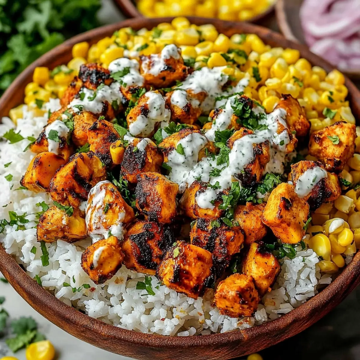 Tasty Street Corn Chicken Bowl