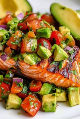 Grilled Salmon with Avocado Salsa