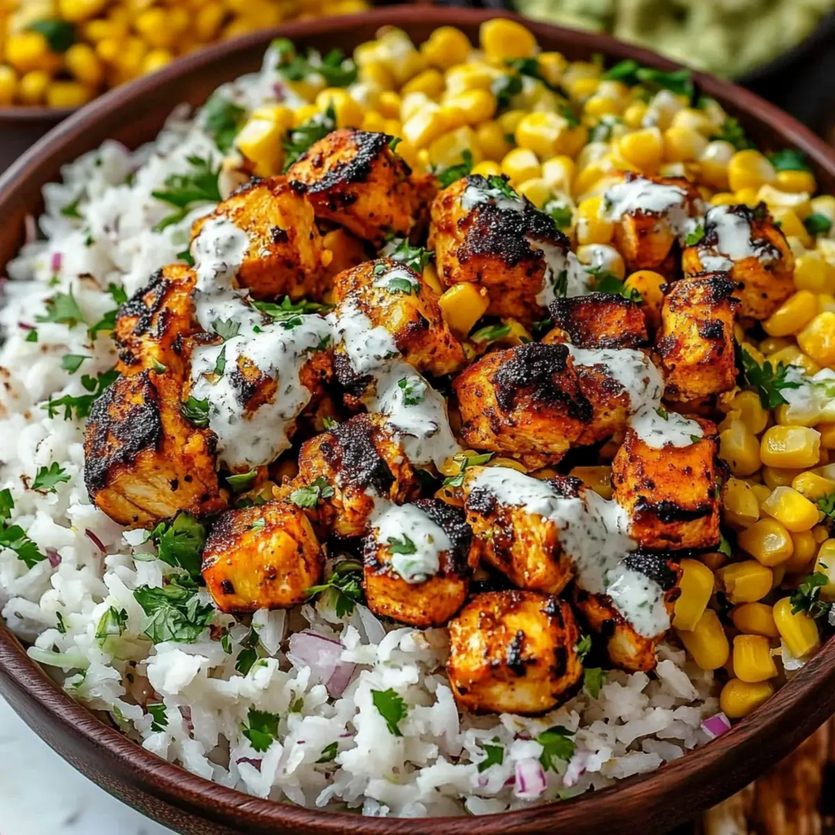 Tasty Street Corn Chicken Bowl