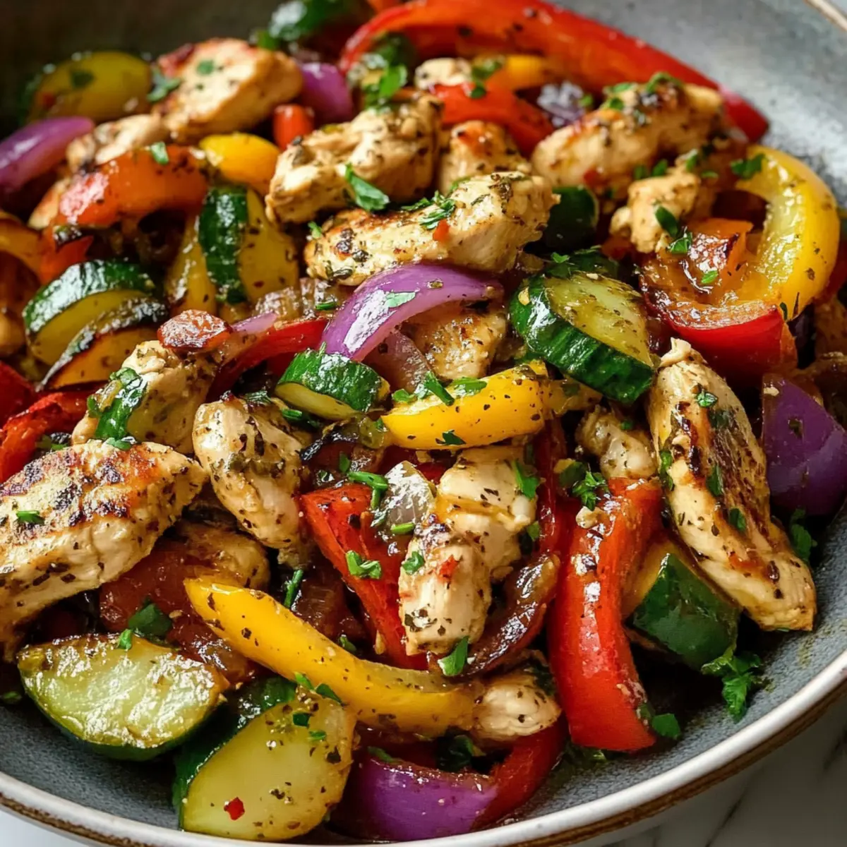 Mediterranean Chicken Stir-Fry