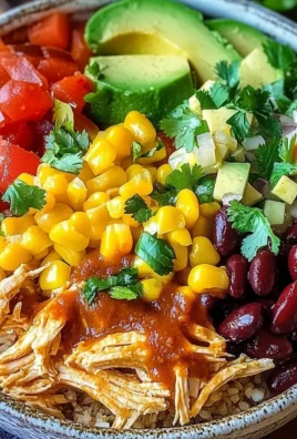 High Protein Chicken Enchilada Bowls