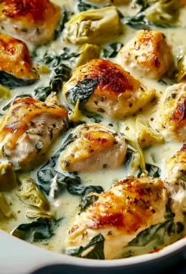 High Protein Spinach and Artichoke Chicken Casserole