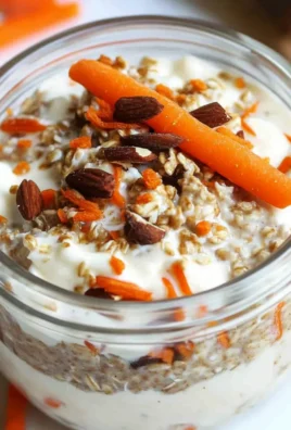 High Protein Carrot Cake Overnight Oats