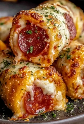High Protein Pepperoni Pizza Rolls