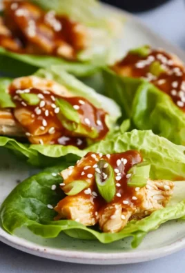 Teriyaki Chicken Lettuce Wraps