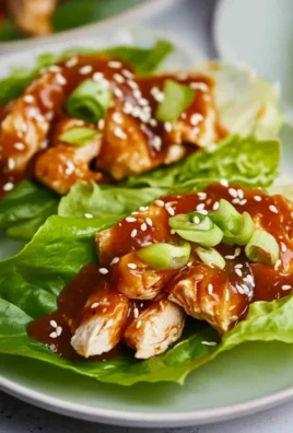 Teriyaki Chicken Lettuce Wraps