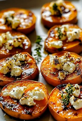 High Protein Honey Feta Sweet Potato Rounds