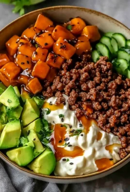 Ground Beef Hot Honey Bowl