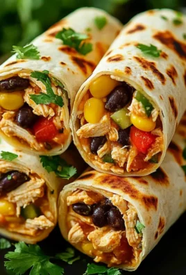 Macro-Friendly Southwest Chicken Roll-Ups