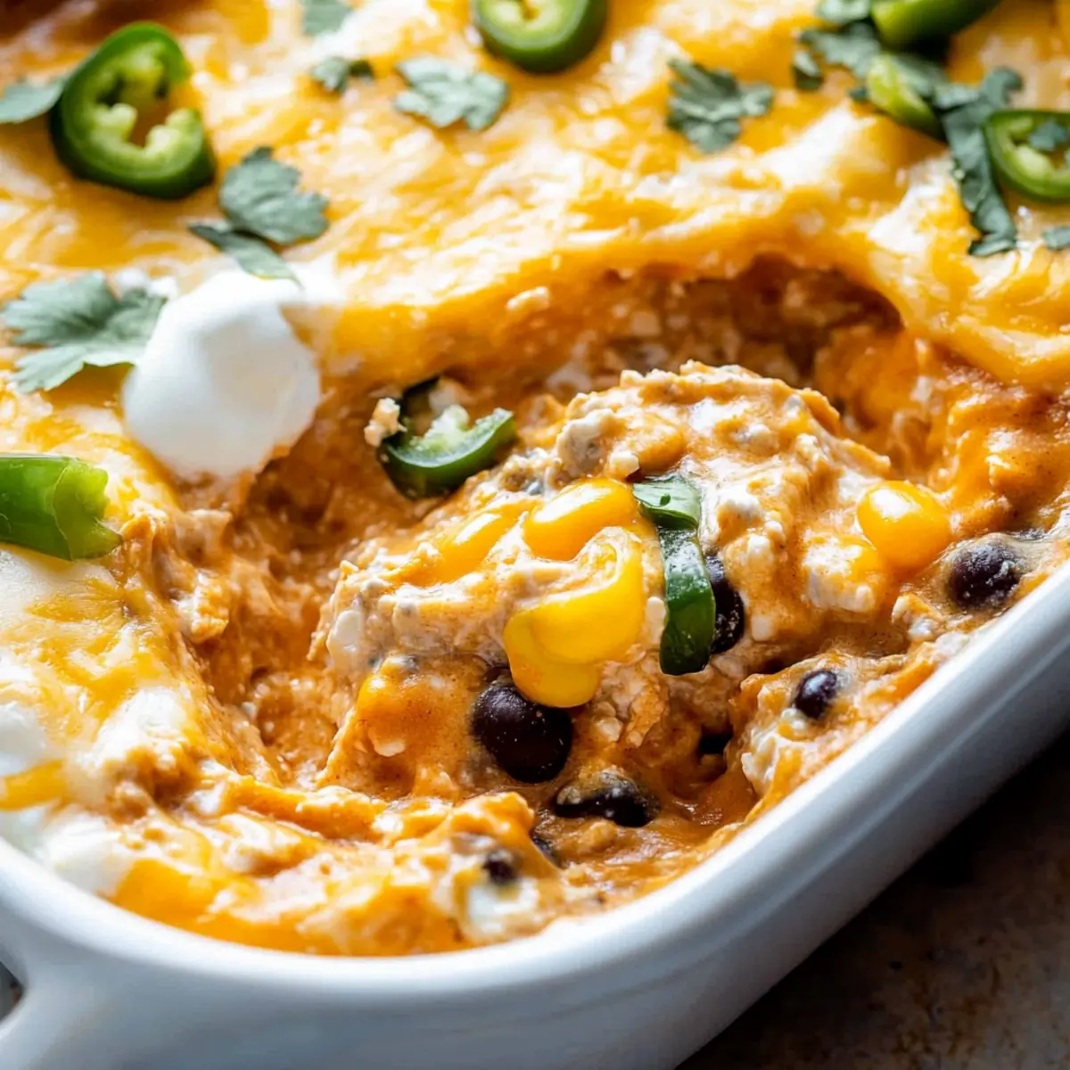 High Protein Taco Chicken Cottage Cheese Dip
