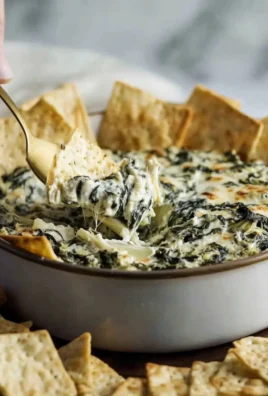 High Protein Spinach Artichoke Dip