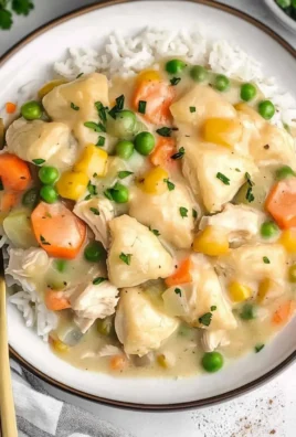Crustless Chicken Pot Pie