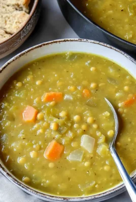 High Protein Split Pea Soup