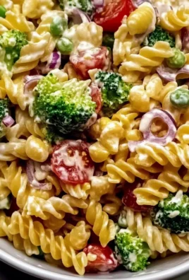 Creamy High Protein Pasta Salad