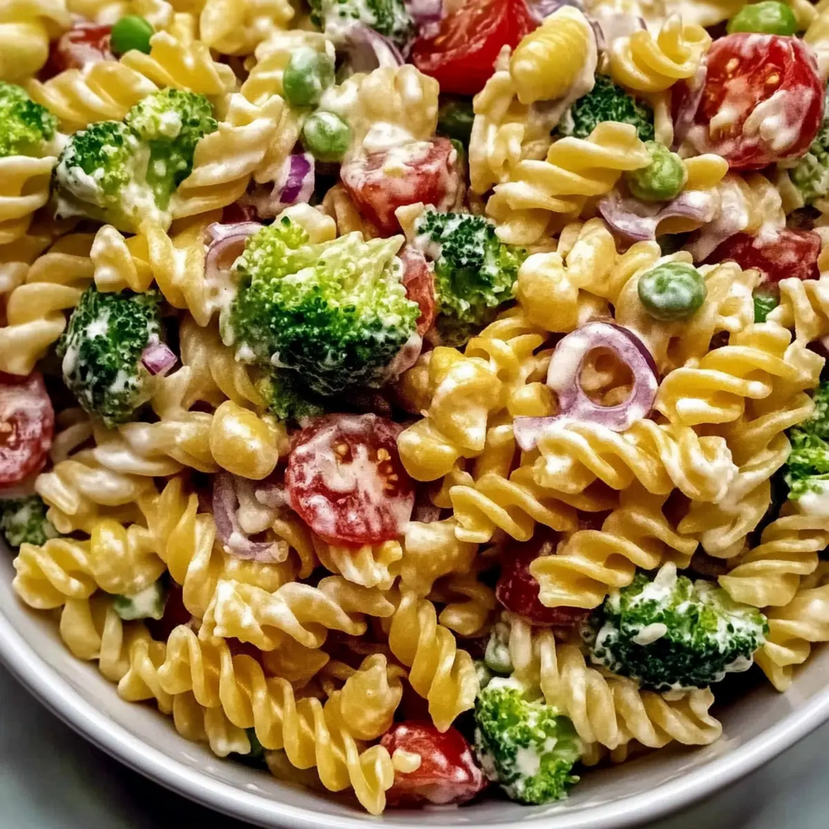 Creamy High Protein Pasta Salad