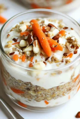 High Protein Carrot Cake Overnight Oats