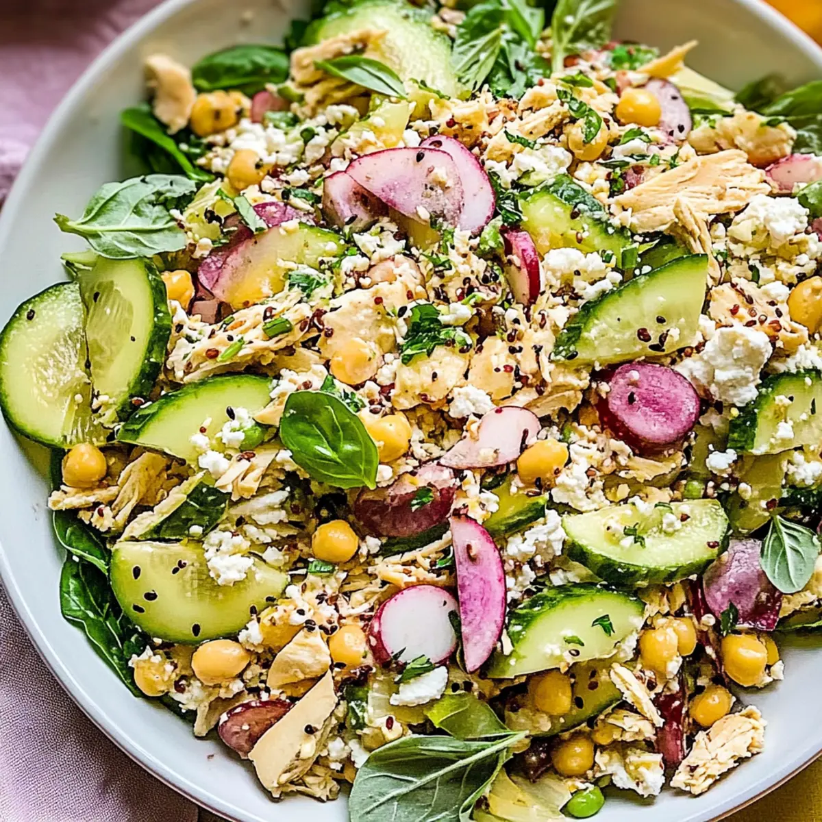 High Protein Jennifer Aniston Salad