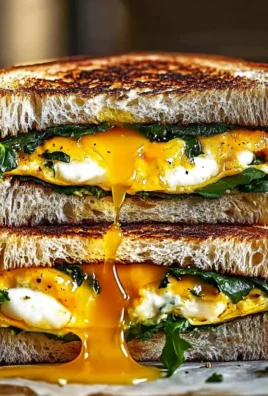 High Protein Vegetarian Breakfast Sandwiches