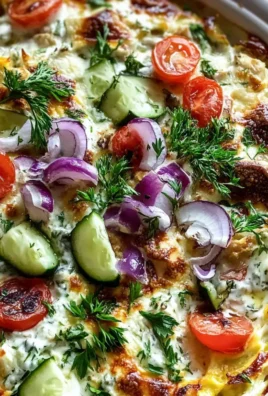 Dump and Bake Chicken Tzatziki Casserole