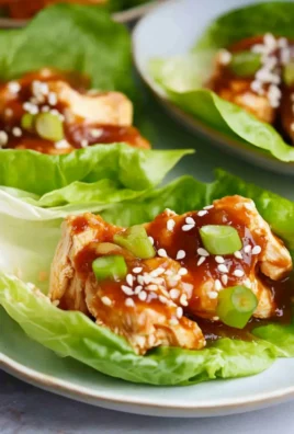 Teriyaki Chicken Lettuce Wraps