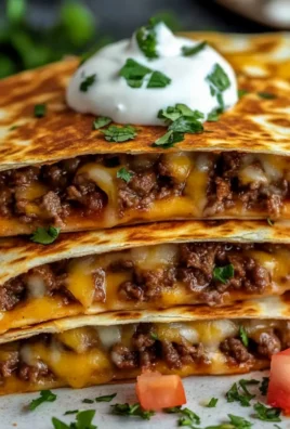 High Protein Beef Quesadilla