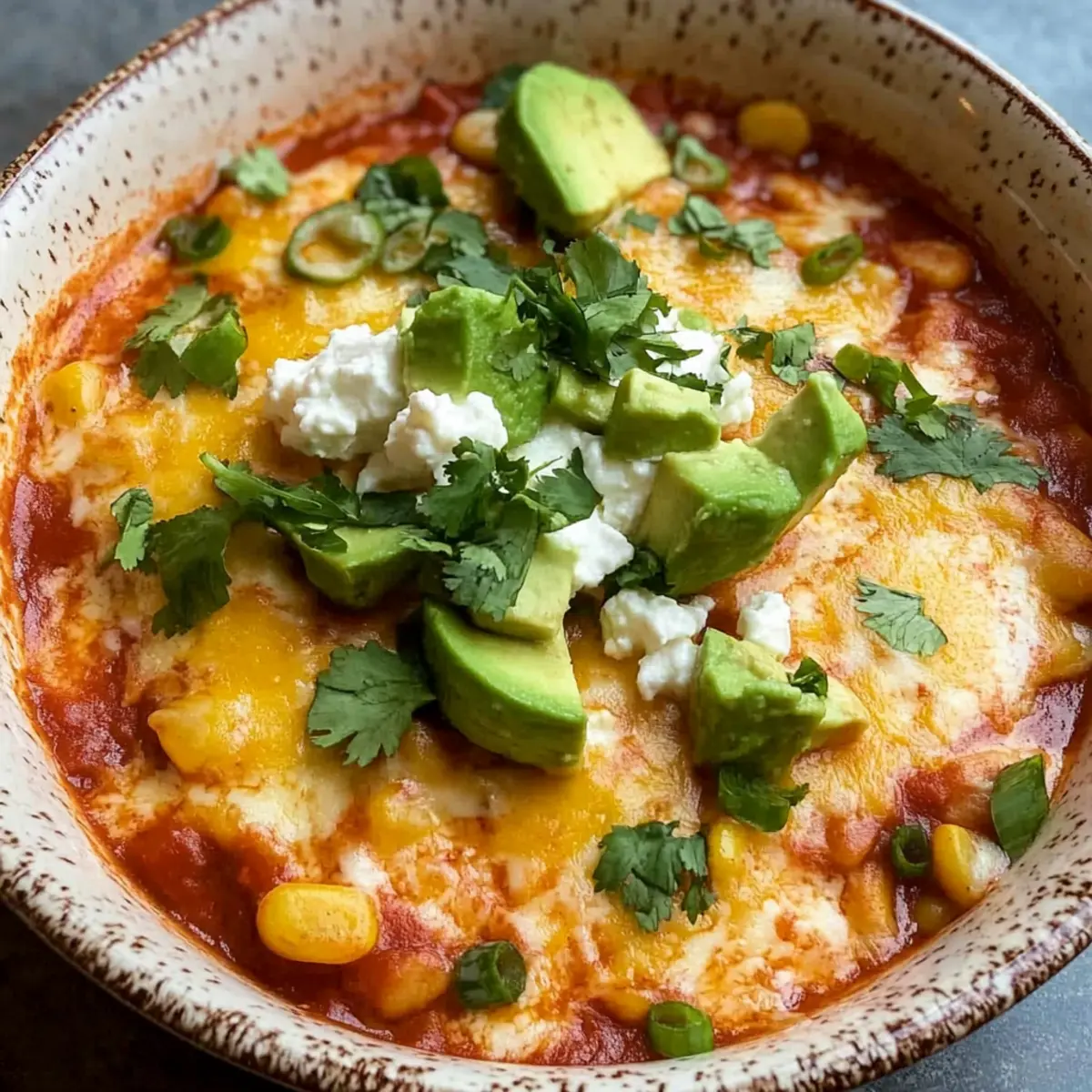 High Protein Cottage Cheese Enchilada Bowl