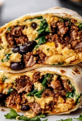 High Protein Breakfast Burrito
