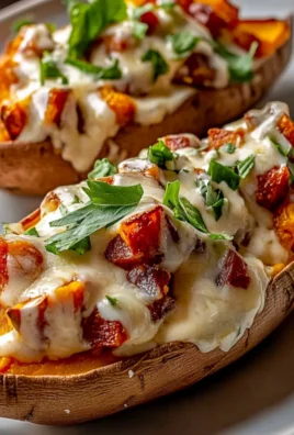 Protein Loaded Sweet Potato Boats