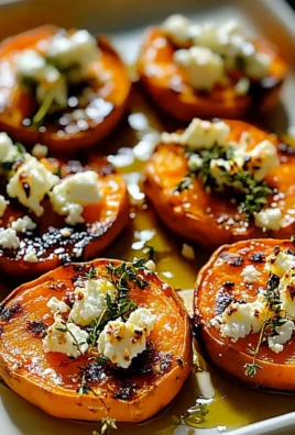 High Protein Honey Feta Sweet Potato Rounds