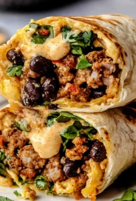 High Protein Breakfast Burrito