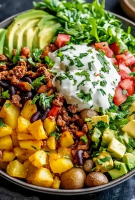 Loaded Potato Taco Bowl