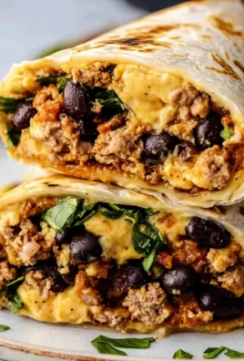 High Protein Breakfast Burrito
