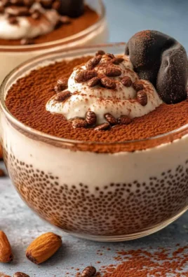 High Protein Tiramisu Chia Pudding