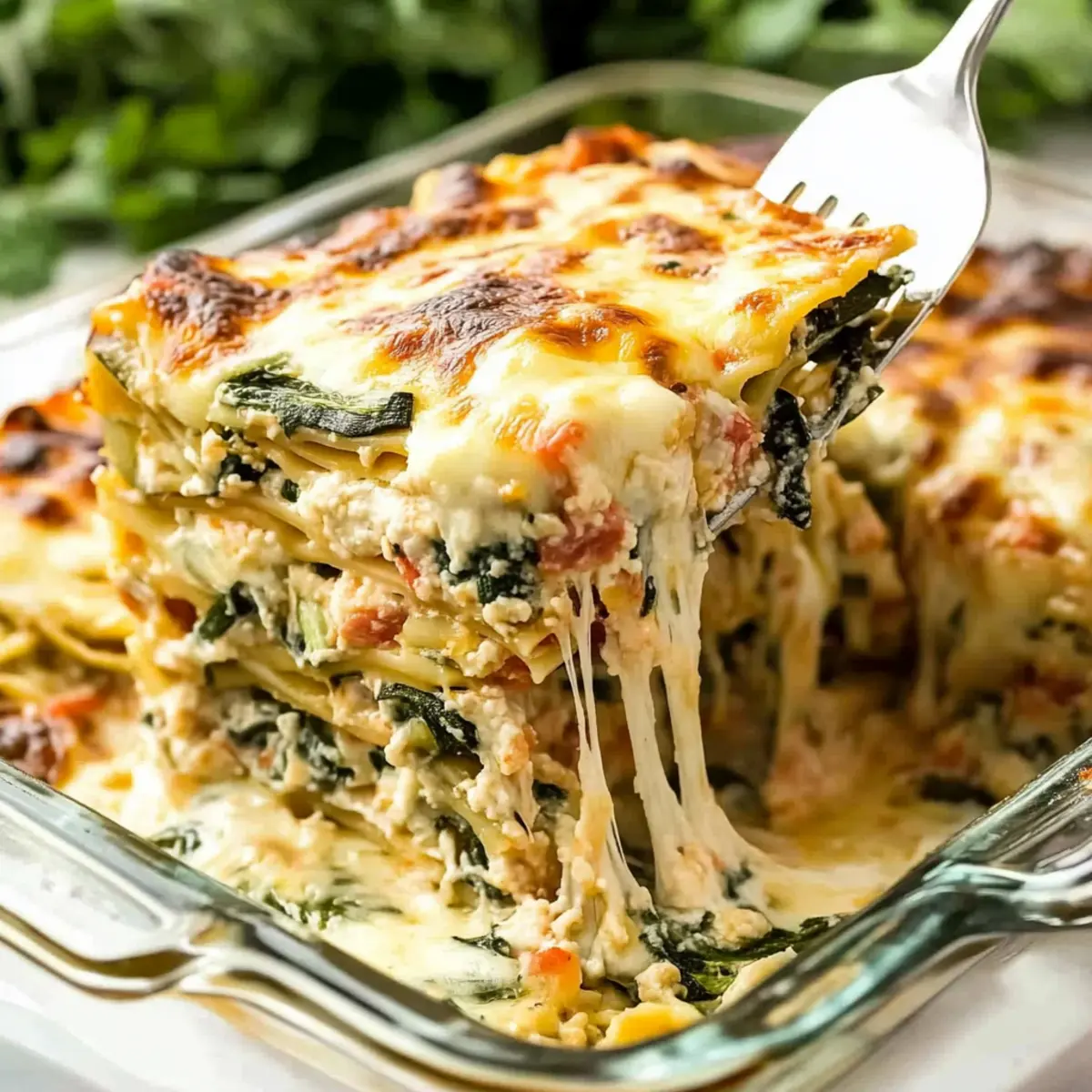 High Protein Garden Vegetable Lasagna