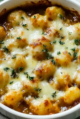 High Protein French Onion Gnocchi
