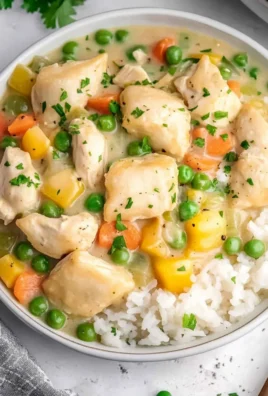 Crustless Chicken Pot Pie
