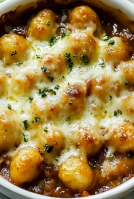 High Protein French Onion Gnocchi