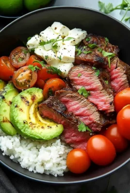 High Protein Steak Fajita Bowl
