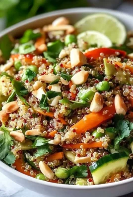 High Protein Thai Quinoa Crunch Salad