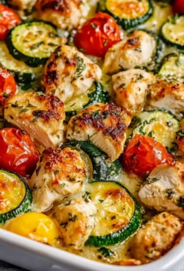 Mediterranean Chicken Zucchini Bake