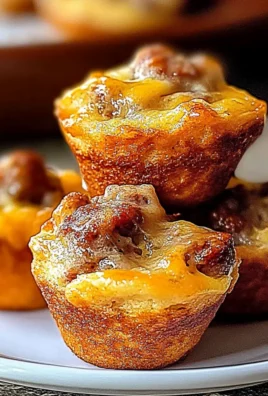 High Protein Pancake Sausage Mini Muffins