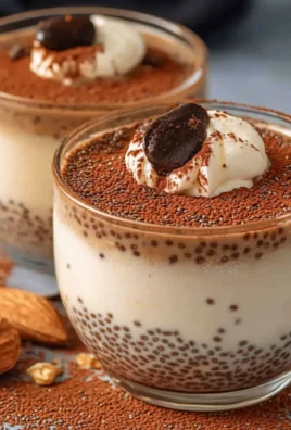 High Protein Tiramisu Chia Pudding
