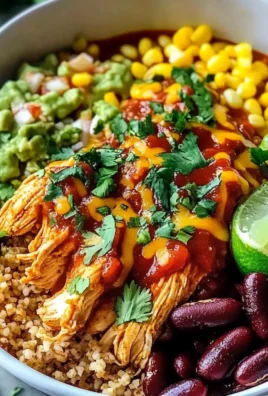 High Protein Chicken Enchilada Bowls