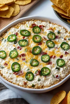 Cottage Cheese Jalapeño Popper Dip
