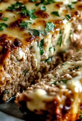 Garlic Parmesan Chicken Meatloaf