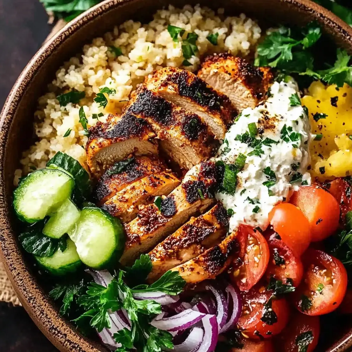 Mediterranean Chicken Bowl