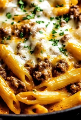 Creamy High Protein Beef Pasta