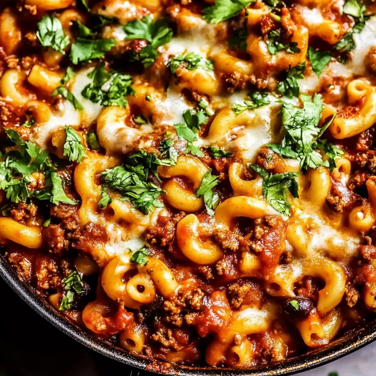 One Pan High Protein Chili Mac