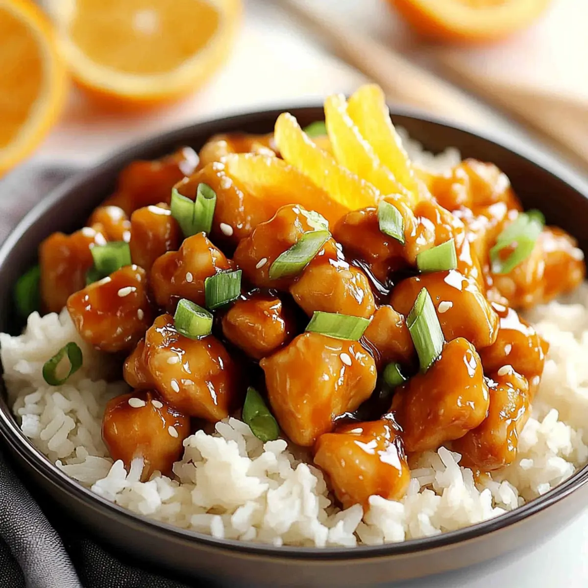 High Protein Gluten-Free Orange Chicken