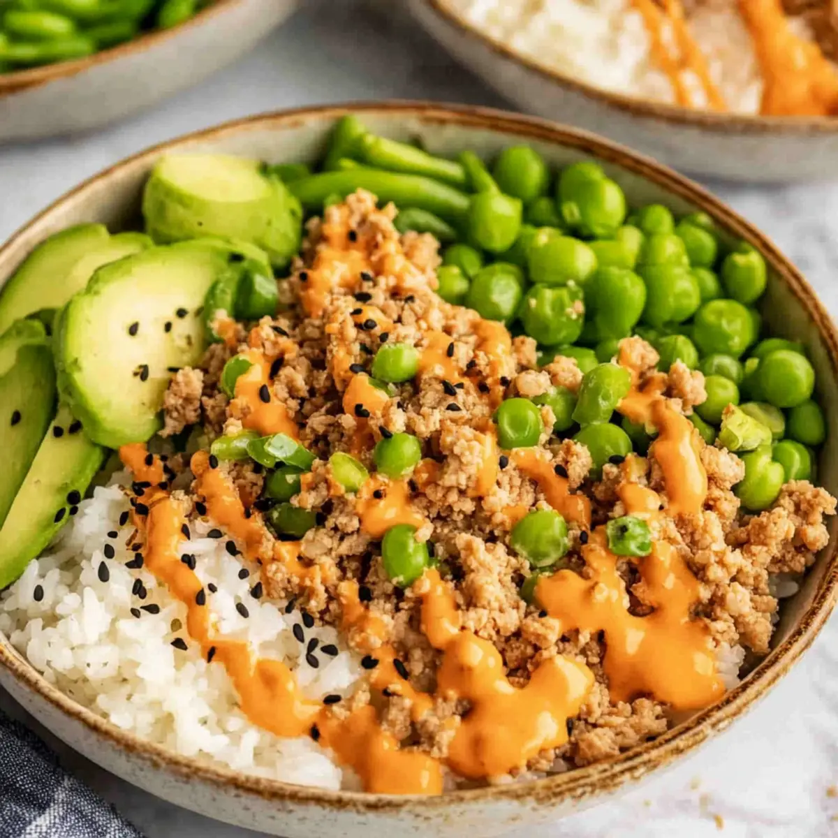 Ground Turkey Rice Bowls